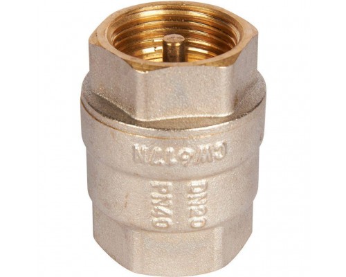 Клапан обратный пружинный муфтовый с металлическим седлом ROMMER RVC-0001-000020 3/4 (RVC-0001-000020) Клапан обратный пружинный муфтовый с металлическим седлом ROMMER RVC-0001-000020 3/4 (RVC-0001-000020)