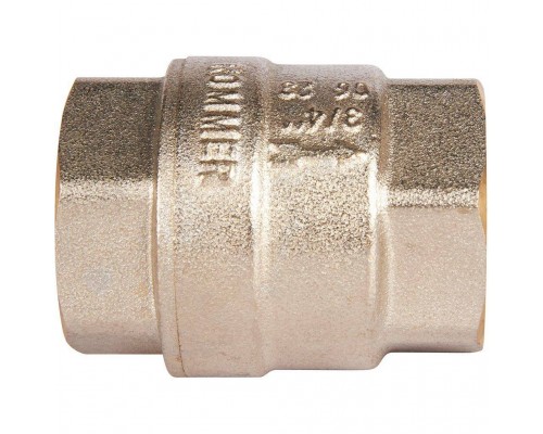 Клапан обратный пружинный муфтовый с металлическим седлом ROMMER RVC-0001-000020 3/4 (RVC-0001-000020) Клапан обратный пружинный муфтовый с металлическим седлом ROMMER RVC-0001-000020 3/4 (RVC-0001-000020)