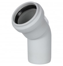 Отвод канализационный бесшумный STOUT D 58 х 45° SKB-0010-005845 (SKB-0010-005845)