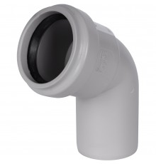 Отвод канализационный бесшумный STOUT D 58 х 67° (SKB-0011-005867)