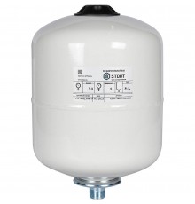 Расширительный бак STOUT STW-0015-000008 для ГВС 8 л. вертикальный (цвет белый) (STW-0015-000008)