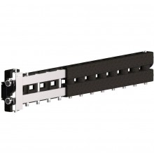 Балансировочный коллектор GIDRUSS BMSS-80-7D.EPP (до 80 кВт, подкл. котла G 1, 6 контуров G 1, боковой контур G 1, зеркально-матовая полировка, 4D-кронштейны K.UMS, EPP-термоизоляция) (BM 80A8T 23)