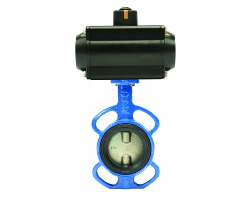 Затвор дисковый поворотный FAF Valve 3500 DN 250 c пневмоприводом одностороннего действия PA91SR12 (3500250PA91SR12)