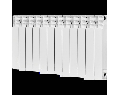 Радиатор биметаллический STOUT TITAN 500 12 секций боковое подключение (белый RAL 9016) SRB-3310-050012 (SRB-3310-050012)