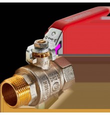 Кран шаровой ROMMER ВР/НР, ручка рычаг 3/4 (RBV-0002-2210320)