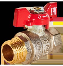 Кран шаровой ROMMER ВР/НР, ручка бабочка 1/2 (RBV-0004-2210215)