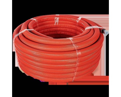 Труба STOUT SPI-0003-003244 32х4,4 (бухта 50 метров) PEX-a из сшитого полиэтилена с кислородным слоем, серая в теплоизоляции (красная) (SPI-0003-003244)