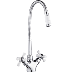Смеситель для кухни РМС SL92W SL92W-279F хром, белый