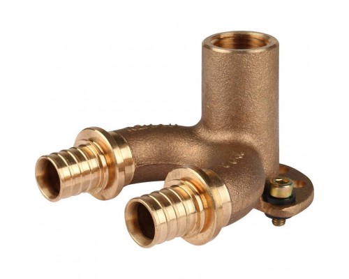 Проточный настенный угольник REHAU RAUTITAN 20/20-Rp 1/2 длинный RX+ для труб из сшитого полиэтилена (14562711001)