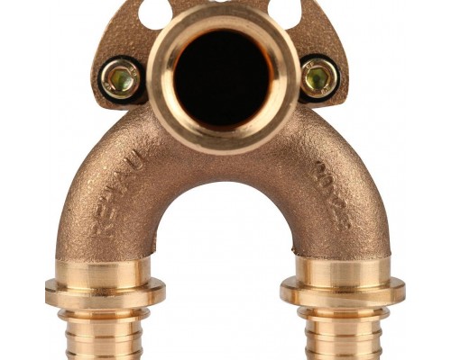 Проточный настенный угольник REHAU RAUTITAN 20/20-Rp 1/2 длинный RX+ для труб из сшитого полиэтилена (14562711001)