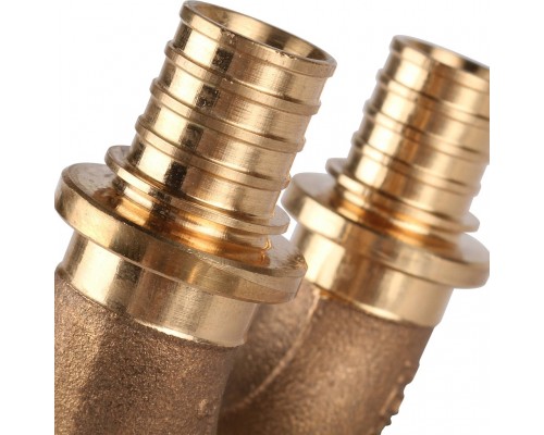 Проточный настенный угольник REHAU RAUTITAN 20/20-Rp 1/2 длинный RX+ для труб из сшитого полиэтилена (14562711001)