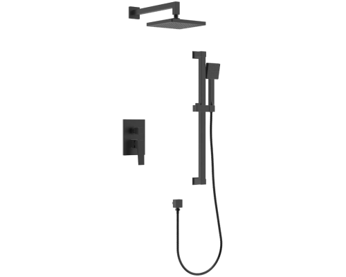 Душевой комплект Rush Thira TR3635-41Black С ВНУТРЕННЕЙ ЧАСТЬЮ, черный