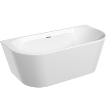 Акриловая ванна Sancos First FB10 170x80 см, овальная, с каркасом, со сливом-переливом
