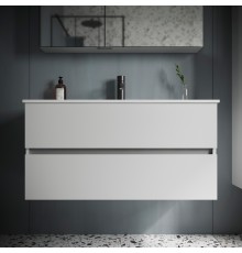 Тумба с раковиной Sancos Urban 100 см белый глянец