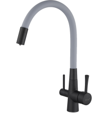 Смеситель для кухни Savol S-L1806H-04 с гибким изливом