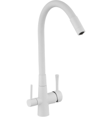 Смеситель для кухни Savol S-L1806W-02 с гибким изливом