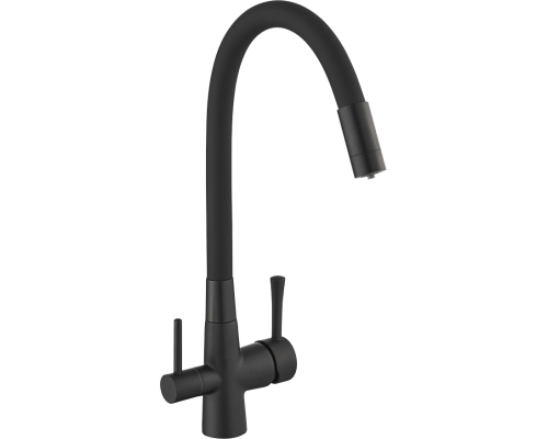 Смеситель для кухни Savol S-L1806H-01 с гибким изливом