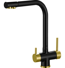 Смеситель для кухни Zorg Sanitary ZR 348 YF BLACK BRONZE
