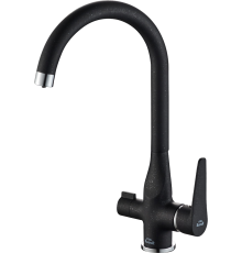 Смеситель для кухни Steel Hammer SH 910 Black Cr