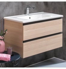 Тумба с раковиной Armadi Art Capolda 85 light wood
