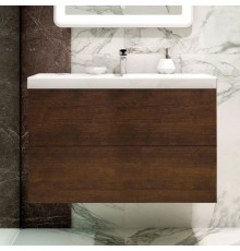Тумба с раковиной Art Max Verona-Push 90 дуб баррик