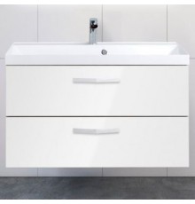 Тумба с раковиной BelBagno Aurora 90 bianco lucido