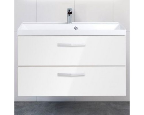 Тумба с раковиной BelBagno Aurora 90 bianco lucido