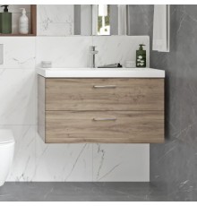 Тумба с раковиной Cersanit Lara 60, орех