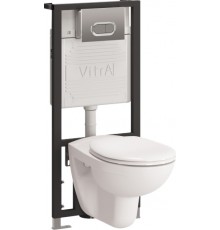 Комплект VitrA Normus 9773B003-7203 кнопка матовый хром