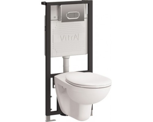 Комплект VitrA Normus 9773B003-7203 кнопка матовый хром