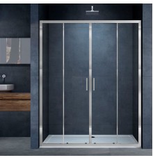 Душевая дверь в нишу Vincea Alpha VDS-3AL2160CL 160 см, стекло прозрачное, хром