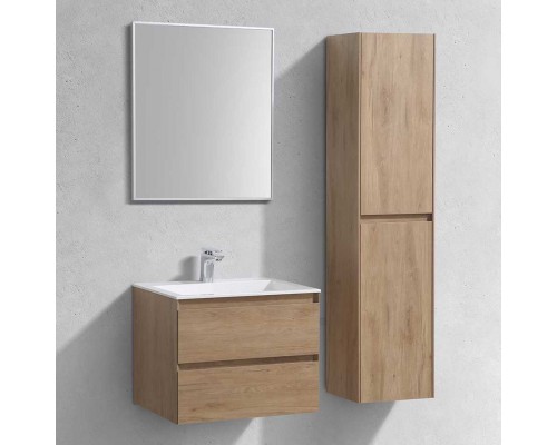 Мебель для ванной комнаты Vincea Luka 60 2 ящика, натуральный дуб