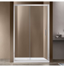 Душевая дверь в нишу Vincea Garda VDS-1G160CL 160 см, профиль хром, стекло прозрачное
