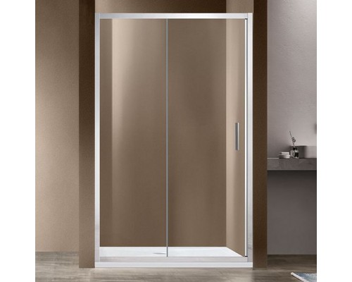 Душевая дверь в нишу Vincea Garda VDS-1G160CL 160 см, профиль хром, стекло прозрачное