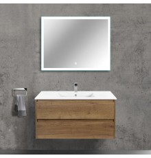 Мебель для ванной комнаты Vincea Gio 100 дуб табак