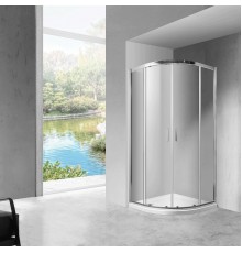 Душевой уголок Vincea Scala VSQ-2SC900CL 90x90, профиль хром, стекло прозрачное