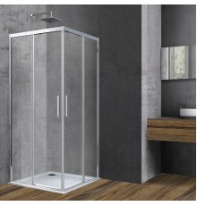 Душевой уголок Vincea Soft VSS-3SO900CL 90x90, профиль хром, стекло прозрачное