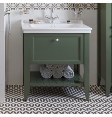 Тумба с раковиной VitrA Valarte 80 ретро зеленая