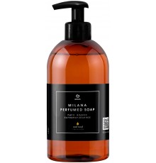 Жидкое мыло Grass Milana oud rood, с дозатором, гипоаллергенное, увлажняющее, парфюмированное, 300 мл