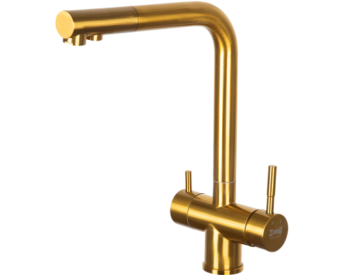 Смеситель для кухни Zorg Inox SZR-7039 BRONZE бронза