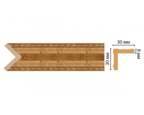 Угол DECOMASTER 116-4 ДМ (30*30*2400 мм)