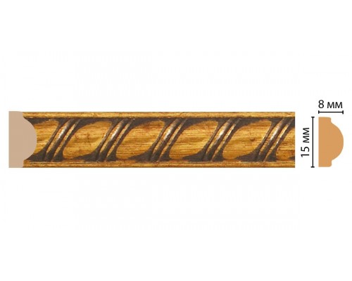 Молдинг DECOMASTER 130D-176 (15*8*2400мм)
