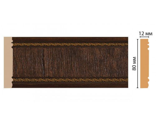 Молдинг DECOMASTER 150-1 (80*12*2400мм)