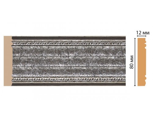 Молдинг DECOMASTER 150-44 (80*12*2400мм)