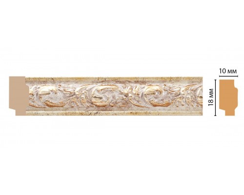 Молдинг DECOMASTER 158-553 (18*10*2400мм)