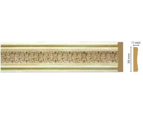 Молдинг DECOMASTER 164-281ДМ (59*11*2400 мм)