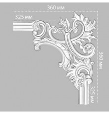 Угол DECOMASTER 97803-2R (325*360*25мм)