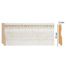 Плинтус напольный DECOMASTER 153-40 ДМ (95*12*2400 мм)
