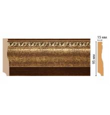 Плинтус напольный DECOMASTER 153-43 ДМ (95*12*2400 мм)