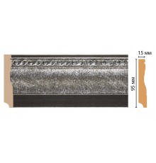 Плинтус напольный DECOMASTER 153-44 ДМ (95*12*2400 мм)